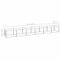 vidaXL Hundezwinger Silbern 6 m² Stahl