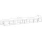 vidaXL Hundezwinger Silbern 8 m² Stahl vidaXL Hundezwinger Silbern 8 m² Stahl