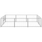 vidaXL Hundezwinger Silbern 6 m² Stahl vidaXL Hundezwinger Silbern 6 m² Stahl