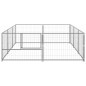 vidaXL Hundezwinger Silbern 6 m² Stahl vidaXL Hundezwinger Silbern 6 m² Stahl