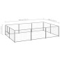 vidaXL Hundezwinger Silbern 6 m² Stahl vidaXL Hundezwinger Silbern 6 m² Stahl