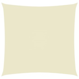 vidaXL Sonnensegel Oxford-Gewebe Quadratisch 6x6 m Creme