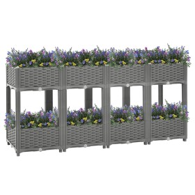 vidaXL Hochbeet 160x40x71 cm Polypropylen