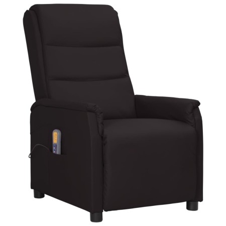 vidaXL Massagesessel Schwarz Kunstleder