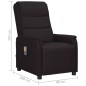 vidaXL Massagesessel Schwarz Kunstleder vidaXL Massagesessel Schwarz Kunstleder
