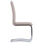 vidaXL 9-tlg. Essgruppe Kunstleder Cappuccino-Braun vidaXL 9-tlg. Essgruppe Kunstleder Cappuccino-Braun
