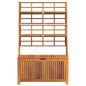 vidaXL Truhe mit Rankgitter 99x50x160 cm Massivholz Akazie vidaXL Truhe mit Rankgitter 99x50x160 cm Massivholz Akazie