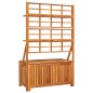 vidaXL Truhe mit Rankgitter 99x50x160 cm Massivholz Akazie vidaXL Truhe mit Rankgitter 99x50x160 cm Massivholz Akazie