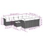 vidaXL 11-tlg. Garten-Sofagarnitur mit Kissen Schwarz Poly Rattan vidaXL 11-tlg. Garten-Sofagarnitur mit Kissen Schwarz Poly Rattan