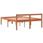 vidaXL Seniorenbett Wachsbraun 135x190 cm Massivholz Kiefer vidaXL Seniorenbett Wachsbraun 135x190 cm Massivholz Kiefer