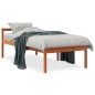 vidaXL Seniorenbett Wachsbraun 90x190 cm Massivholz Kiefer vidaXL Seniorenbett Wachsbraun 90x190 cm Massivholz Kiefer