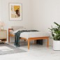 vidaXL Seniorenbett Wachsbraun 90x190 cm Massivholz Kiefer vidaXL Seniorenbett Wachsbraun 90x190 cm Massivholz Kiefer