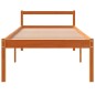 vidaXL Seniorenbett Wachsbraun 90x190 cm Massivholz Kiefer vidaXL Seniorenbett Wachsbraun 90x190 cm Massivholz Kiefer