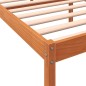 vidaXL Seniorenbett Wachsbraun 90x190 cm Massivholz Kiefer vidaXL Seniorenbett Wachsbraun 90x190 cm Massivholz Kiefer