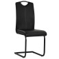 vidaXL Freischwinger 2 Stk. Schwarz Kunstleder vidaXL Freischwinger 2 Stk. Schwarz Kunstleder
