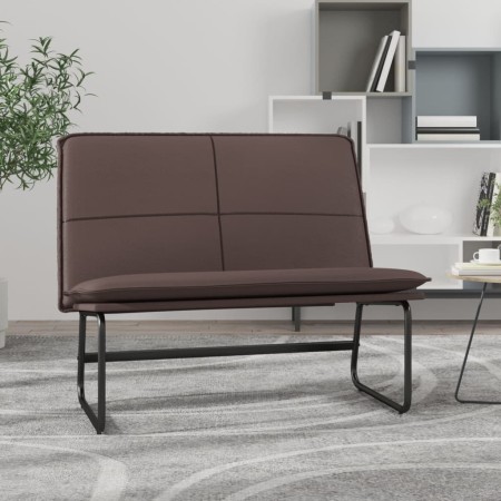 vidaXL Sitzbank Braun 100x75x76 cm Kunstleder