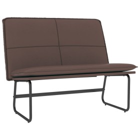 vidaXL Sitzbank Braun 100x75x76 cm Kunstleder