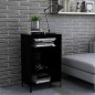 vidaXL Sideboard Schwarz 57x35x90 cm Holzwerkstoff vidaXL Sideboard Schwarz 57x35x90 cm Holzwerkstoff