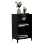 vidaXL Sideboard Schwarz 57x35x90 cm Holzwerkstoff vidaXL Sideboard Schwarz 57x35x90 cm Holzwerkstoff