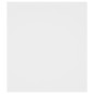 vidaXL Beistelltisch Weiß 60x40x45 cm Holzwerkstoff vidaXL Beistelltisch Weiß 60x40x45 cm Holzwerkstoff