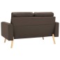vidaXL 2-Sitzer-Sofa Braun Stoff vidaXL 2-Sitzer-Sofa Braun Stoff