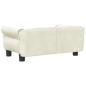 vidaXL Hundebett Creme 70x45x30 cm Samt vidaXL Hundebett Creme 70x45x30 cm Samt