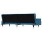 vidaXL Schlafsofa mit Kissen Blau Samt vidaXL Schlafsofa mit Kissen Blau Samt