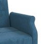 vidaXL Schlafsofa mit Kissen Blau Samt vidaXL Schlafsofa mit Kissen Blau Samt