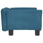 vidaXL Hundebett Blau 70x45x30 cm Samt vidaXL Hundebett Blau 70x45x30 cm Samt