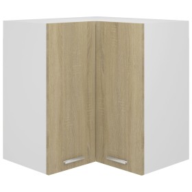 vidaXL Eckhängeschrank Sonoma-Eiche 57x57x60 cm Holzwerkstoff