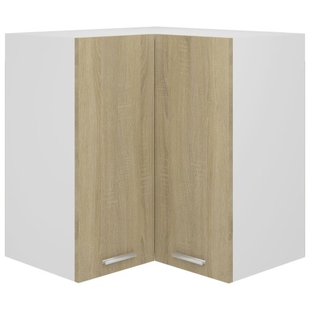 vidaXL Eckhängeschrank Sonoma-Eiche 57x57x60 cm Holzwerkstoff