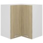 vidaXL Eckhängeschrank Sonoma-Eiche 57x57x60 cm Holzwerkstoff vidaXL Eckhängeschrank Sonoma-Eiche 57x57x60 cm Holzwerkstoff