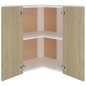 vidaXL Eckhängeschrank Sonoma-Eiche 57x57x60 cm Holzwerkstoff vidaXL Eckhängeschrank Sonoma-Eiche 57x57x60 cm Holzwerkstoff