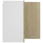vidaXL Eckhängeschrank Sonoma-Eiche 57x57x60 cm Holzwerkstoff vidaXL Eckhängeschrank Sonoma-Eiche 57x57x60 cm Holzwerkstoff
