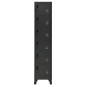 vidaXL Schließfachschrank Anthrazit 38x40x180 cm Stahl vidaXL Schließfachschrank Anthrazit 38x40x180 cm Stahl