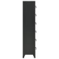vidaXL Schließfachschrank Anthrazit 38x40x180 cm Stahl vidaXL Schließfachschrank Anthrazit 38x40x180 cm Stahl
