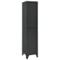vidaXL Schließfachschrank Anthrazit 38x40x180 cm Stahl vidaXL Schließfachschrank Anthrazit 38x40x180 cm Stahl