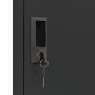 vidaXL Schließfachschrank Anthrazit 38x40x180 cm Stahl vidaXL Schließfachschrank Anthrazit 38x40x180 cm Stahl