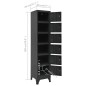 vidaXL Schließfachschrank Anthrazit 38x40x180 cm Stahl vidaXL Schließfachschrank Anthrazit 38x40x180 cm Stahl