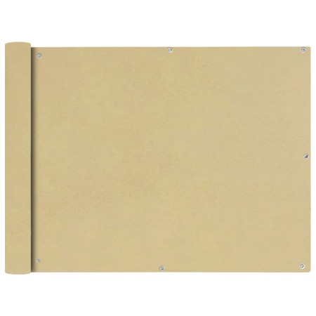 vidaXL Balkonsichtschutz Oxfordgewebe 90x400 cm Beige