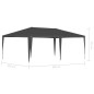 vidaXL Profi-Partyzelt 4×6 m Anthrazit 90 g/m² vidaXL Profi-Partyzelt 4×6 m Anthrazit 90 g/m²