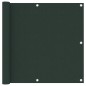 vidaXL Balkon-Sichtschutz Dunkelgrün 90x300 cm Oxford-Gewebe vidaXL Balkon-Sichtschutz Dunkelgrün 90x300 cm Oxford-Gewebe