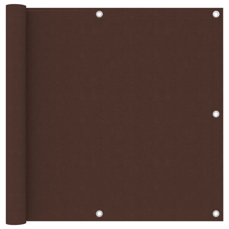 vidaXL Balkon-Sichtschutz Braun 90x600 cm Oxford-Gewebe vidaXL Balkon-Sichtschutz Braun 90x600 cm Oxford-Gewebe