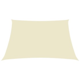 vidaXL Sonnensegel Oxford-Gewebe Rechteckig 2x3,5 m Creme