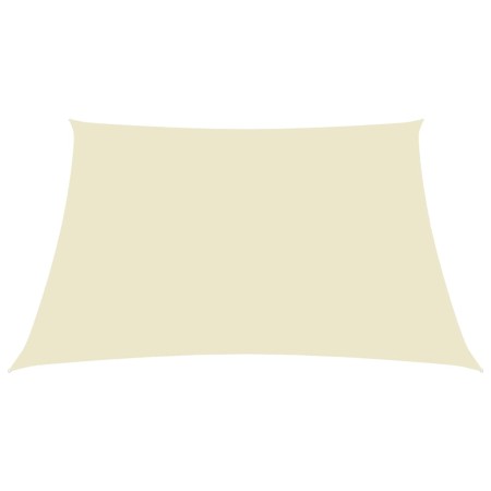 vidaXL Sonnensegel Oxford-Gewebe Rechteckig 2x3,5 m Creme