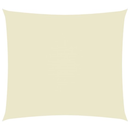 vidaXL Sonnensegel Oxford-Gewebe Rechteckig 6x7 m Creme