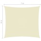 vidaXL Sonnensegel Oxford-Gewebe Rechteckig 6x7 m Creme vidaXL Sonnensegel Oxford-Gewebe Rechteckig 6x7 m Creme