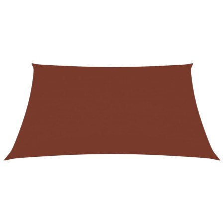 vidaXL Sonnensegel Oxford-Gewebe Rechteckig 2,5x3,5 m Terrakotta-Rot