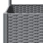 vidaXL Pflanzkübel mit Rankgitter Hellgrau 80x80x136 cm PP vidaXL Pflanzkübel mit Rankgitter Hellgrau 80x80x136 cm PP