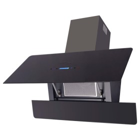 vidaXL Dunstabzugshaube mit Touch-Display Schwarz 900 mm